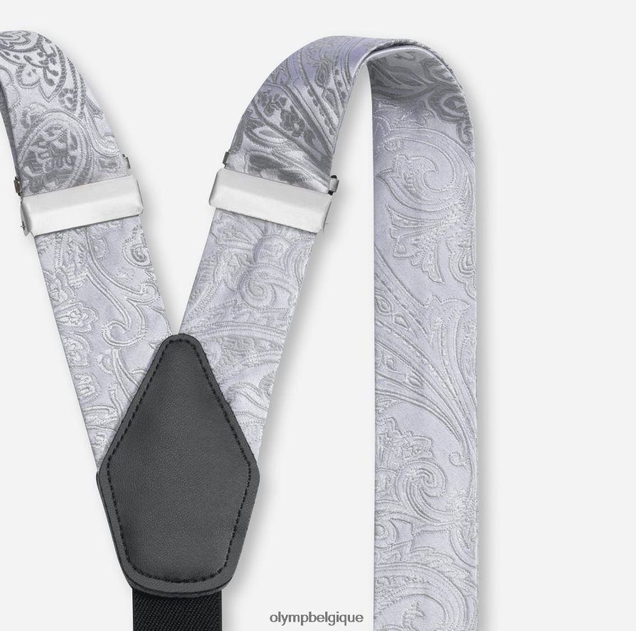 OLYMP FL8P6V2624 accessoires bretelles en forme de Y, gris argenté