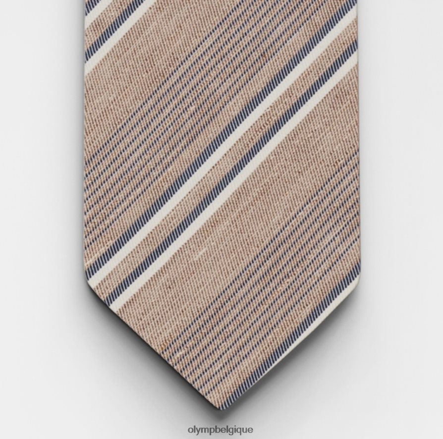 OLYMP FL8P6V2204 accessoires cravate slim 6,5 cm, taupe