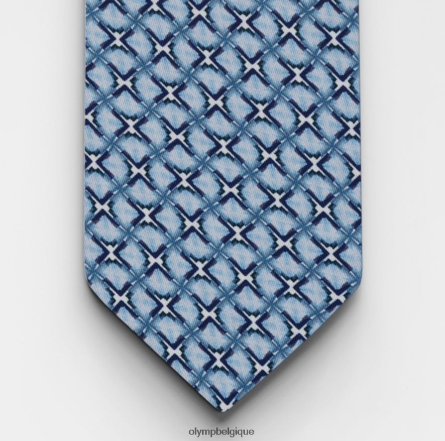 OLYMP FL8P6V2210 accessoires cravate slim 6,5 cm, bleue