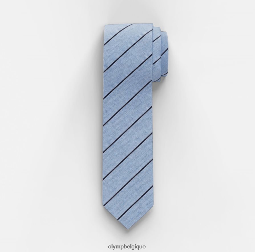 OLYMP FL8P6V2217 accessoires cravate slim 6,5 cm, bleue