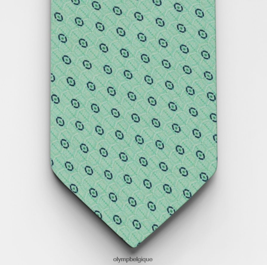 OLYMP FL8P6V2229 accessoires cravate slim 6,5 cm, vert anis