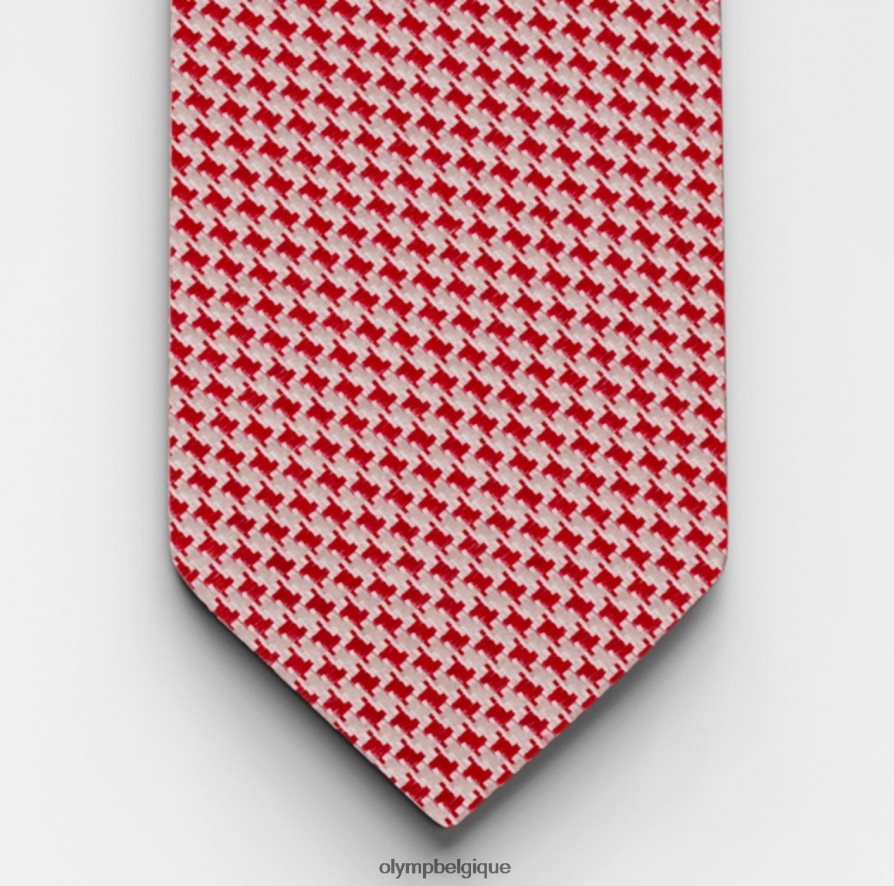 OLYMP FL8P6V2235 accessoires cravate slim 6,5 cm, rouge