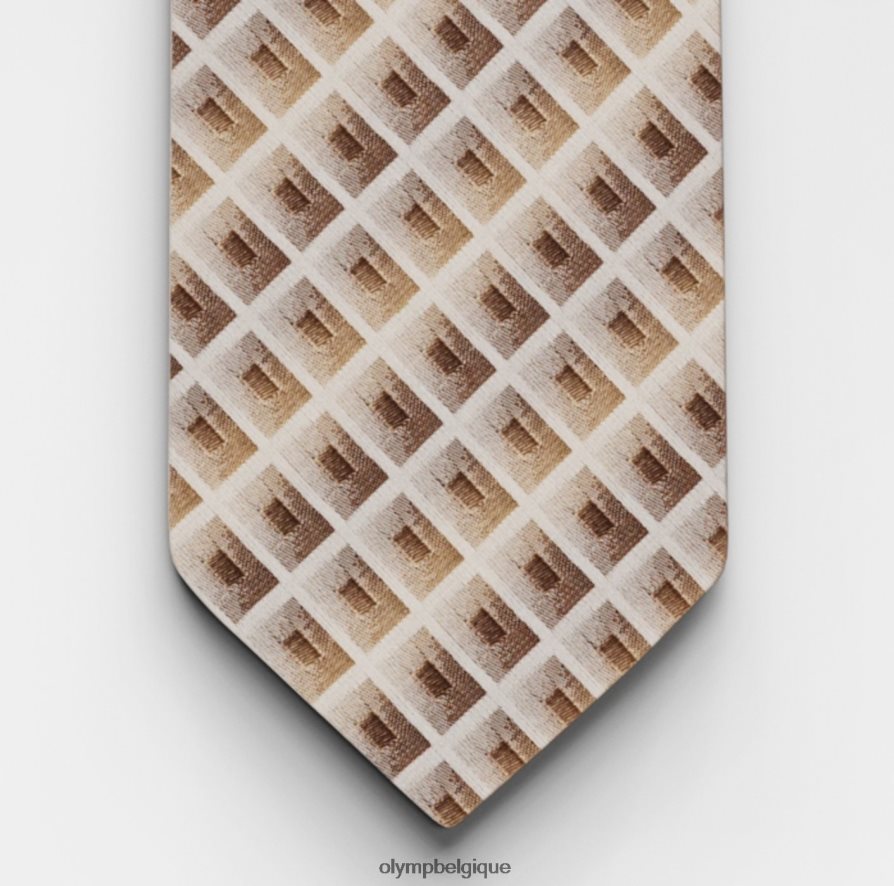 OLYMP FL8P6V2263 accessoires cravate slim 6,5 cm, taupe