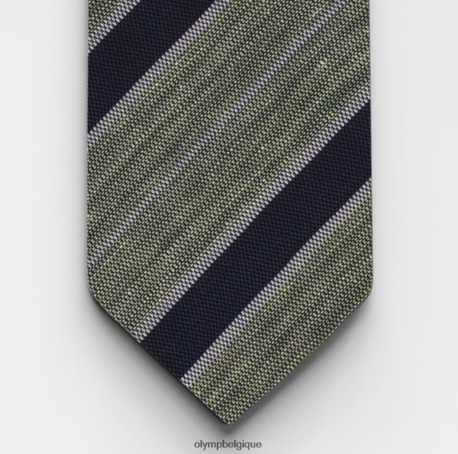OLYMP FL8P6V2266 accessoires cravate slim 6,5 cm, vert anis