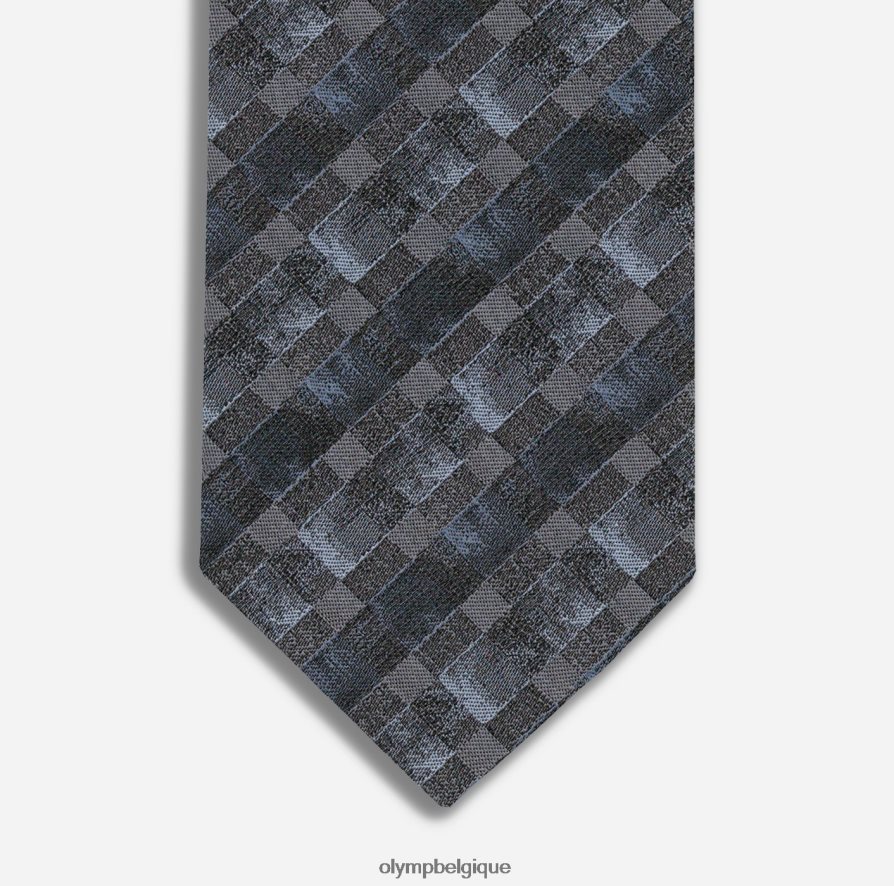 OLYMP FL8P6V2271 accessoires cravate slim 6,5 cm, bleue