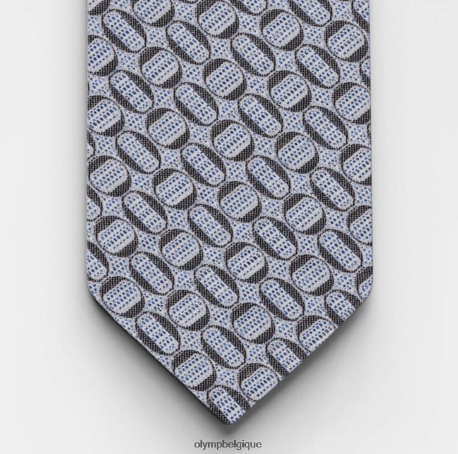 OLYMP FL8P6V2278 accessoires cravate slim 6,5 cm, bleue