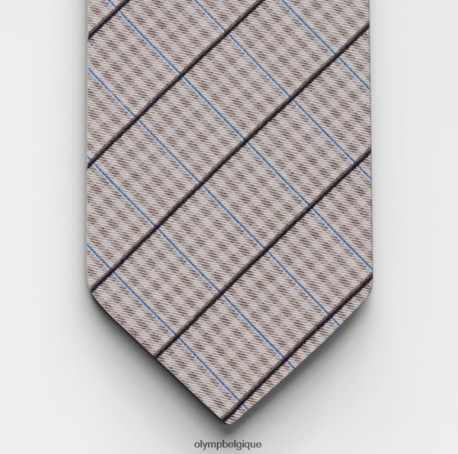 OLYMP FL8P6V2294 accessoires cravate slim 6,5 cm, taupe