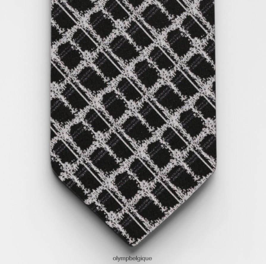 OLYMP FL8P6V2305 accessoires cravate slim 6,5 cm, noir