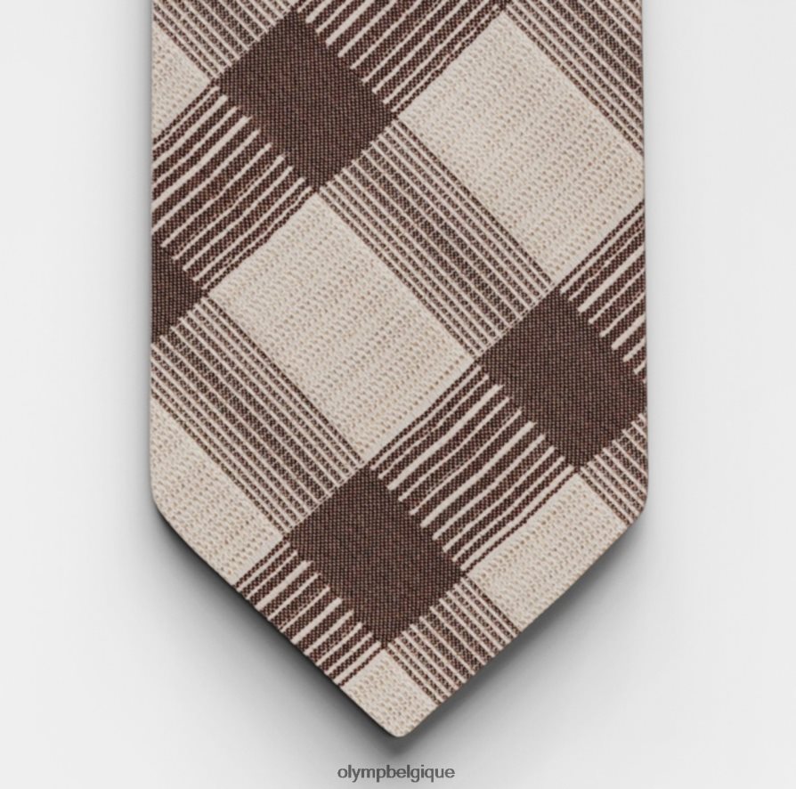 OLYMP FL8P6V2306 accessoires cravate slim 6,5 cm, taupe