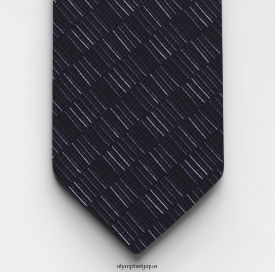 OLYMP FL8P6V2315 accessoires cravate slim 6,5 cm, noir