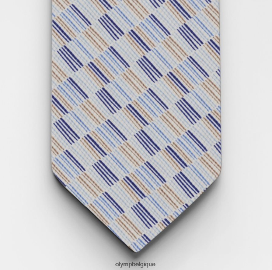 OLYMP FL8P6V2323 accessoires cravate slim 6,5 cm, bleue