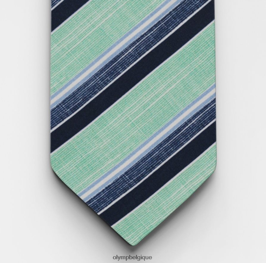 OLYMP FL8P6V2332 accessoires cravate slim 6,5 cm, vert anis
