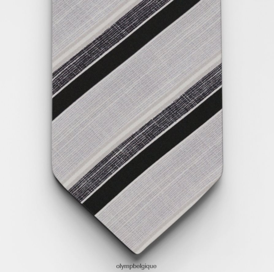 OLYMP FL8P6V2340 accessoires cravate slim 6,5 cm, noir