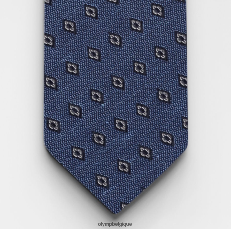 OLYMP FL8P6V2341 accessoires cravate slim 6,5 cm, marine