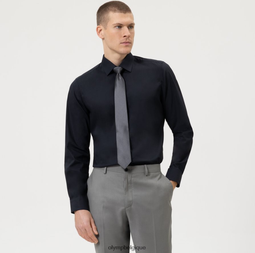 OLYMP FL8P6V2346 accessoires cravate slim 6,5 cm, noir