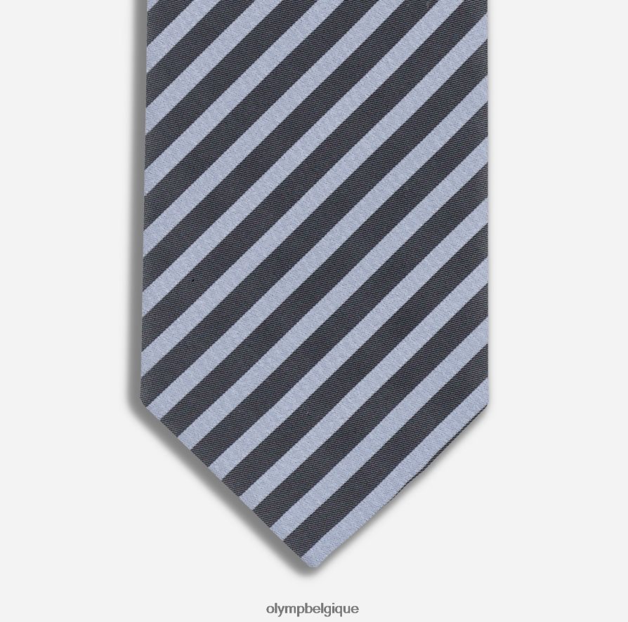 OLYMP FL8P6V2356 accessoires cravate slim 6,5 cm, bleu nuit