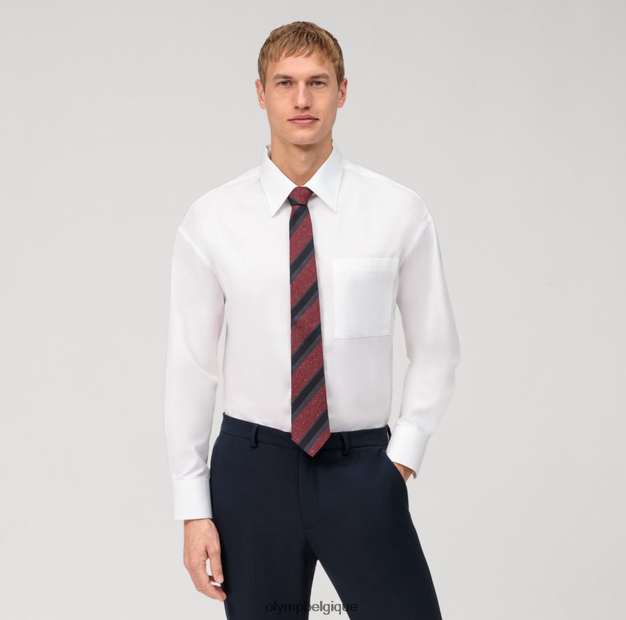 OLYMP FL8P6V2361 accessoires cravate régulière 7 cm, rouge