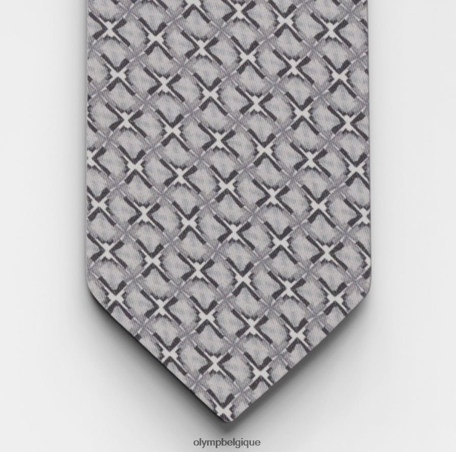 OLYMP FL8P6V2364 accessoires cravate slim 6,5 cm, anthracite