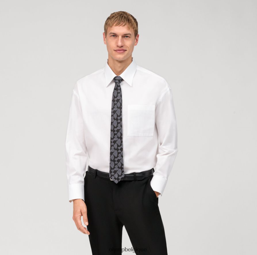 OLYMP FL8P6V2395 accessoires cravate régulière 7 cm, noir