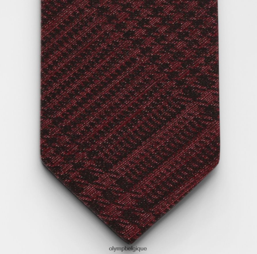 OLYMP FL8P6V2403 accessoires cravate régulière 7 cm, rouge