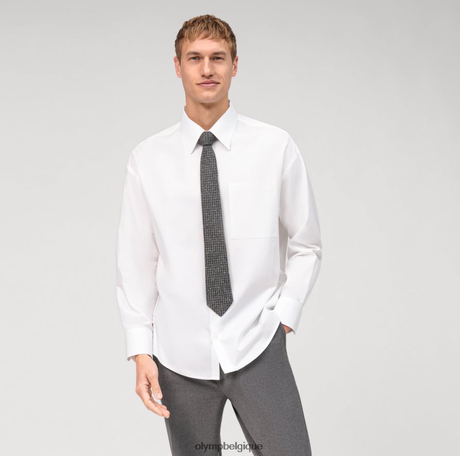 OLYMP FL8P6V2421 accessoires cravate régulière 7 cm, noir