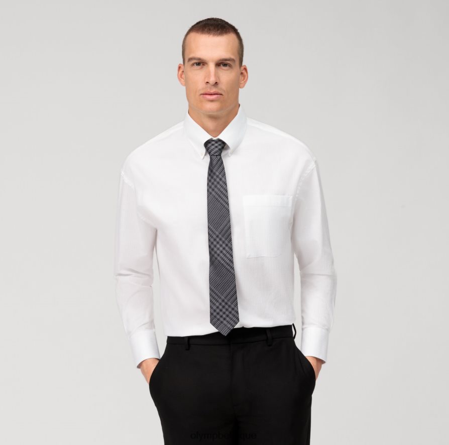 OLYMP FL8P6V2426 accessoires cravate régulière 7 cm, noir