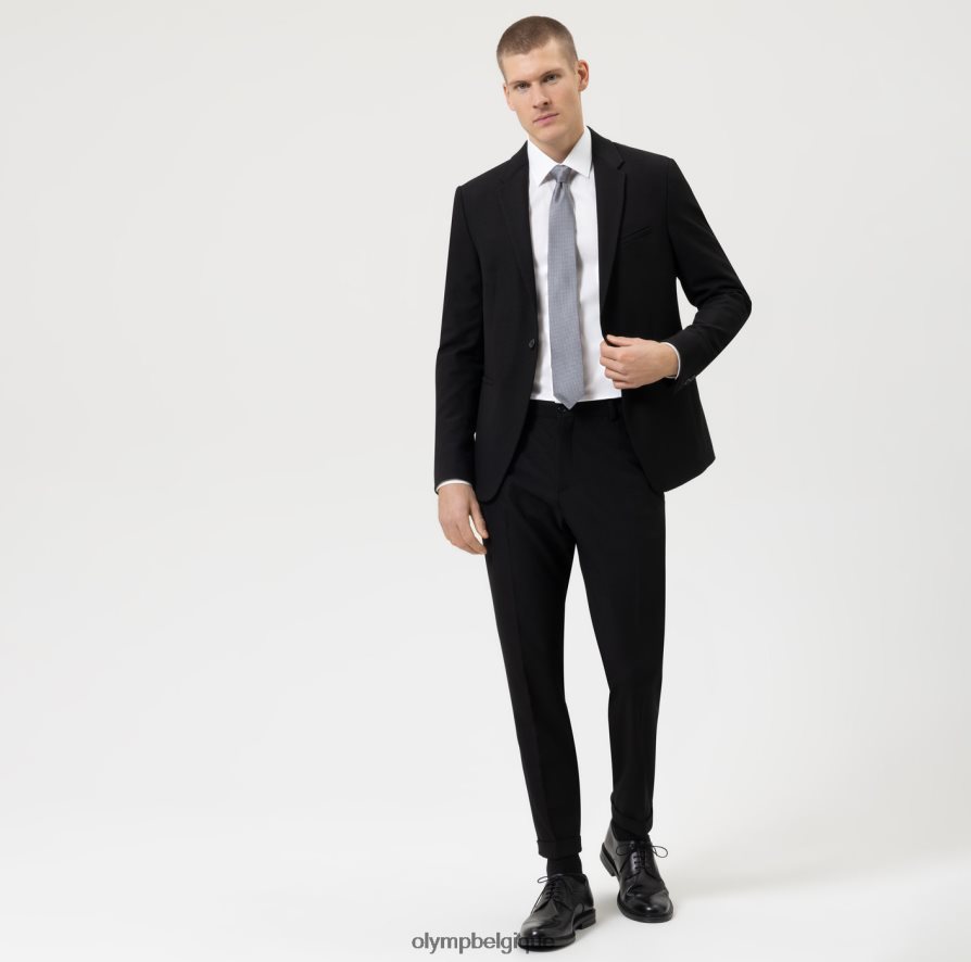 OLYMP FL8P6V2476 accessoires cravate slim 6,5 cm, anthracite