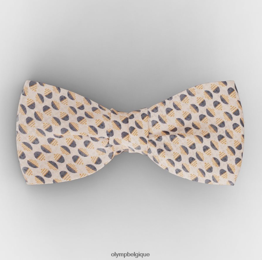 OLYMP FL8P6V2655 accessoires ensemble noeud papillon / pochette de costume abricot