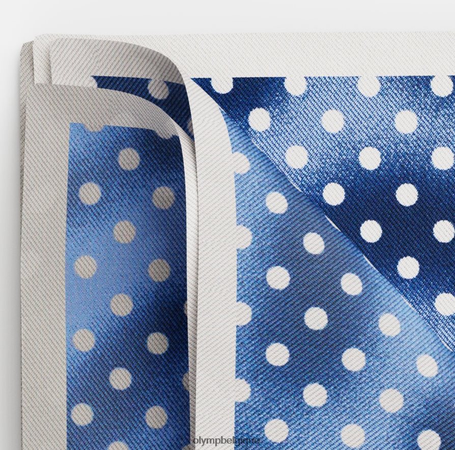 OLYMP FL8P6V2552 accessoires pochette de costume 30x30 cm, bleu nuit