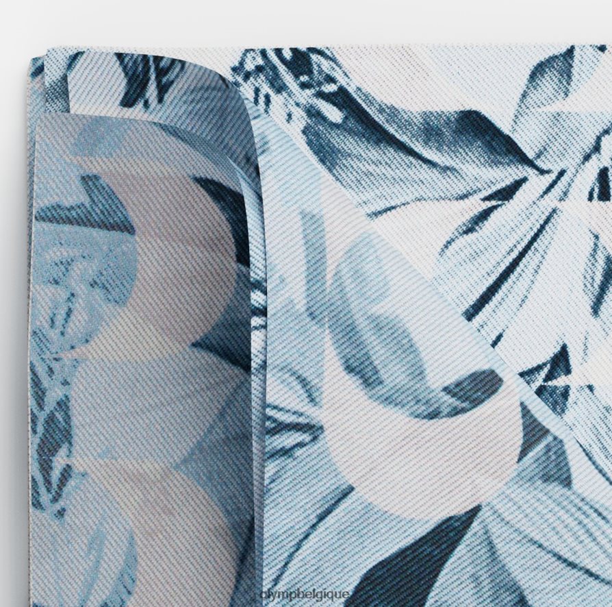 OLYMP FL8P6V2559 accessoires pochette de costume 30x30cm, bleu