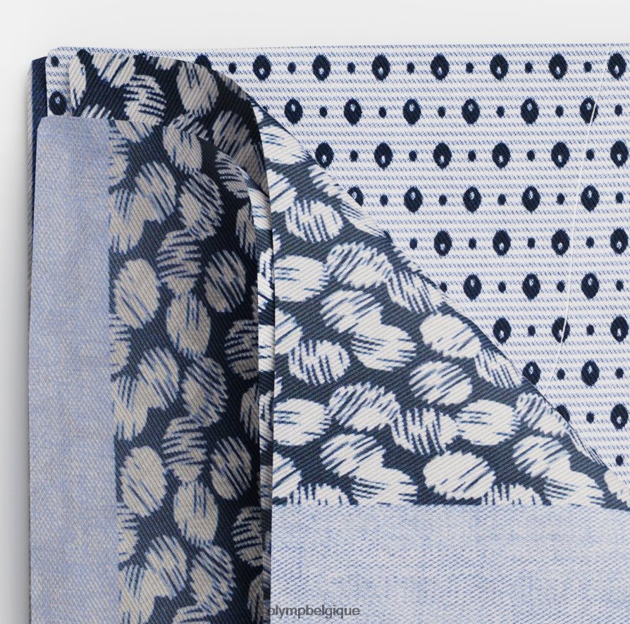 OLYMP FL8P6V2560 accessoires pochette de costume 30x30cm, marine