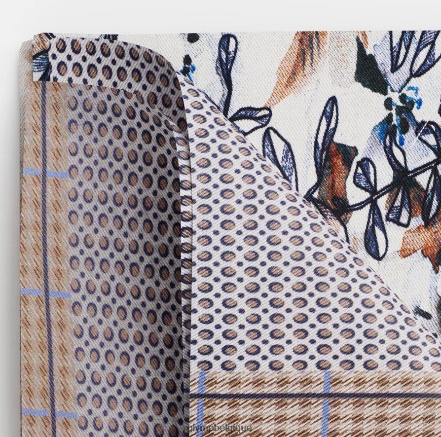 OLYMP FL8P6V2561 accessoires pochette de costume 30x30cm, taupe