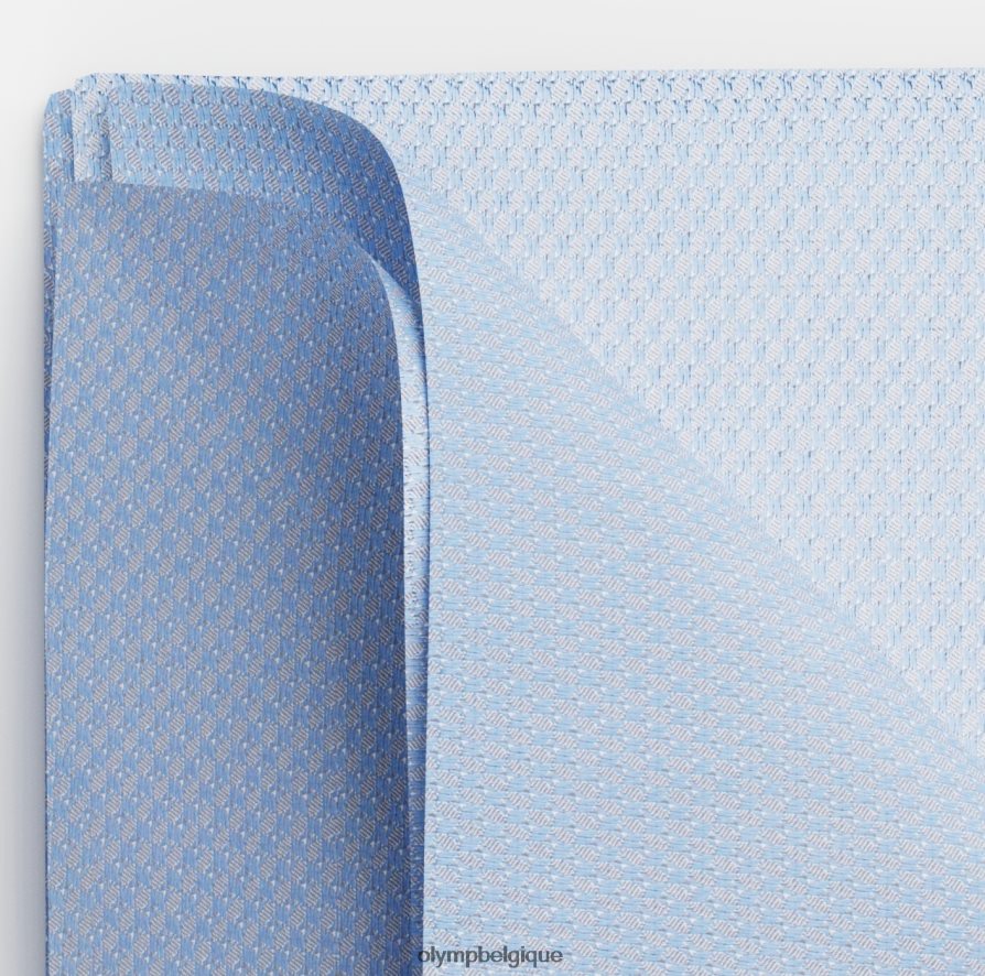 OLYMP FL8P6V2567 accessoires pochette de costume 33x33 cm, bleu clair