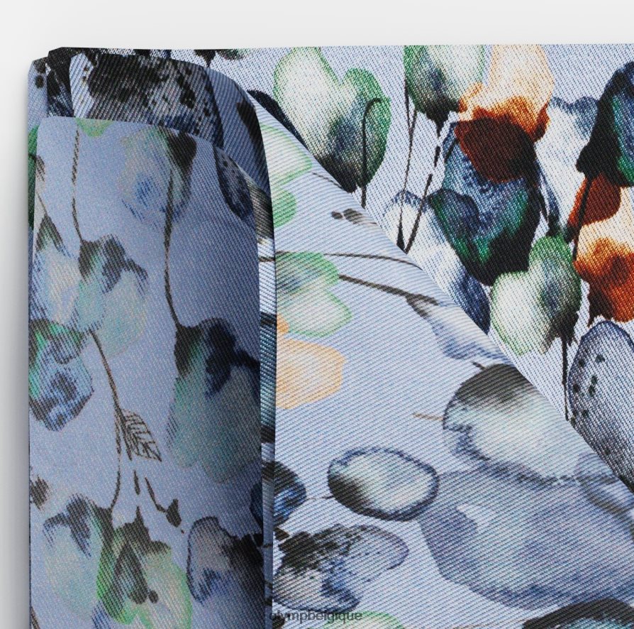 OLYMP FL8P6V2575 accessoires pochette de costume 30x30cm, aqua