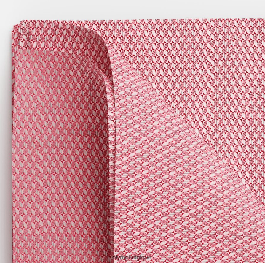 OLYMP FL8P6V2595 accessoires pochette de costume 33x33 cm, rouge