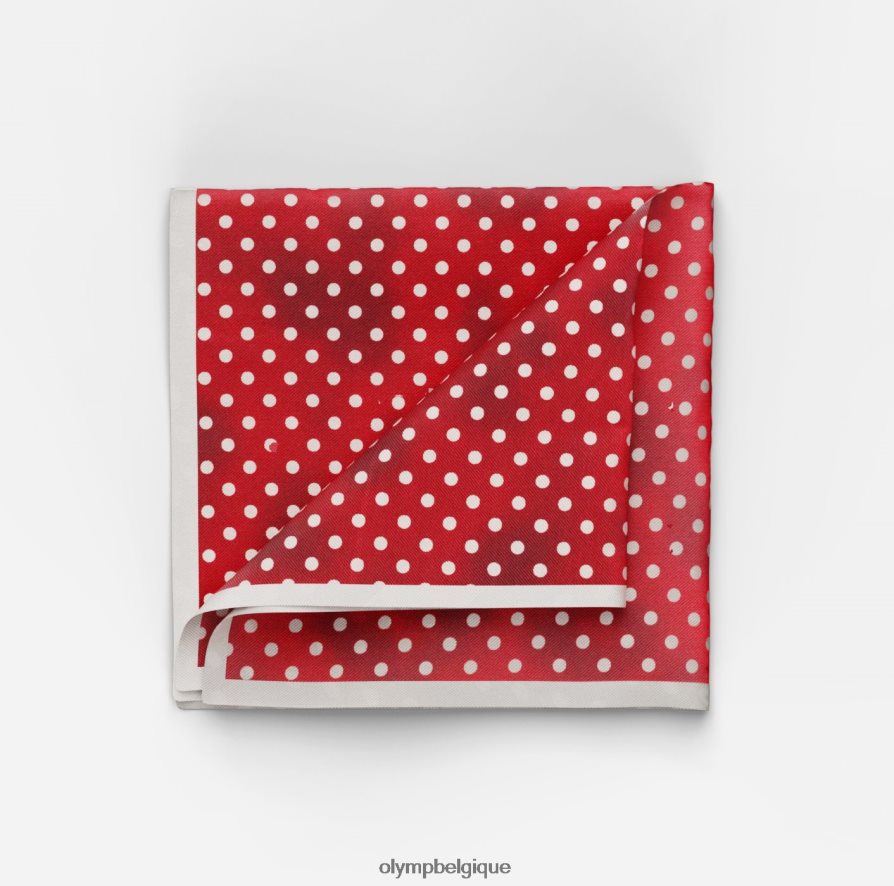 OLYMP FL8P6V2600 accessoires pochette de costume 30x30 cm, rouge