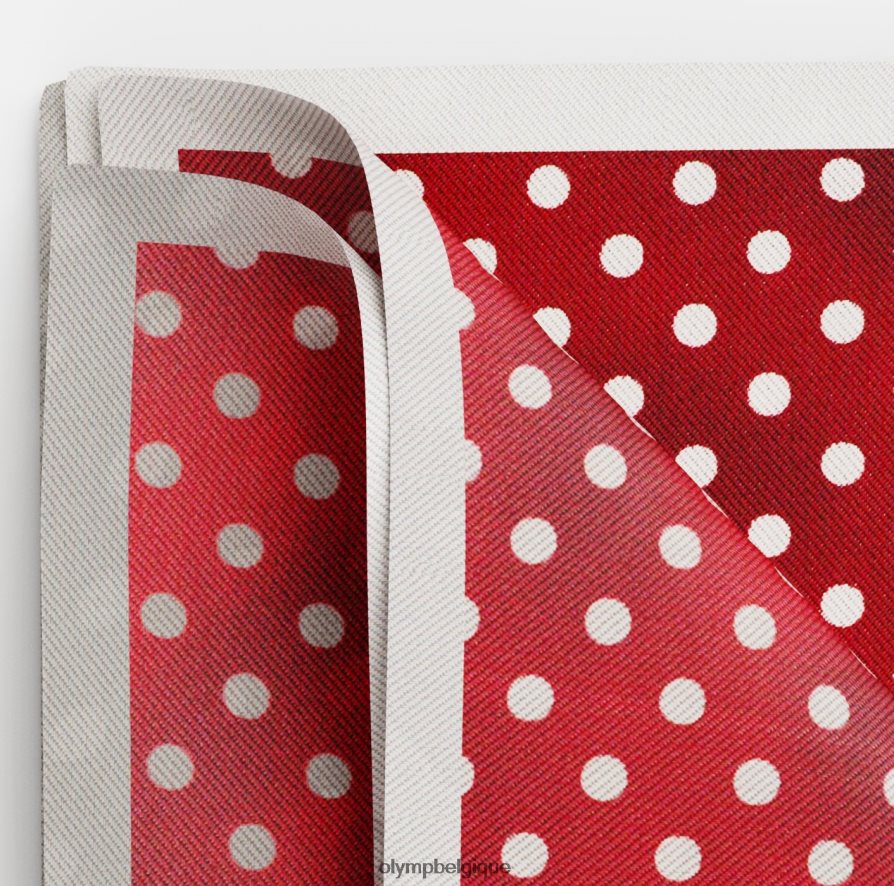 OLYMP FL8P6V2600 accessoires pochette de costume 30x30 cm, rouge