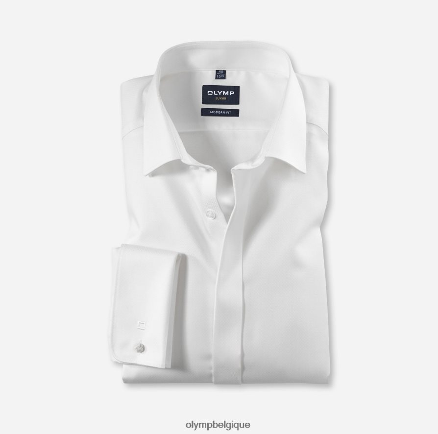 OLYMP FL8P6V1009 vêtements Luxor Modern Fit, chemise business, New Kent, beige clair