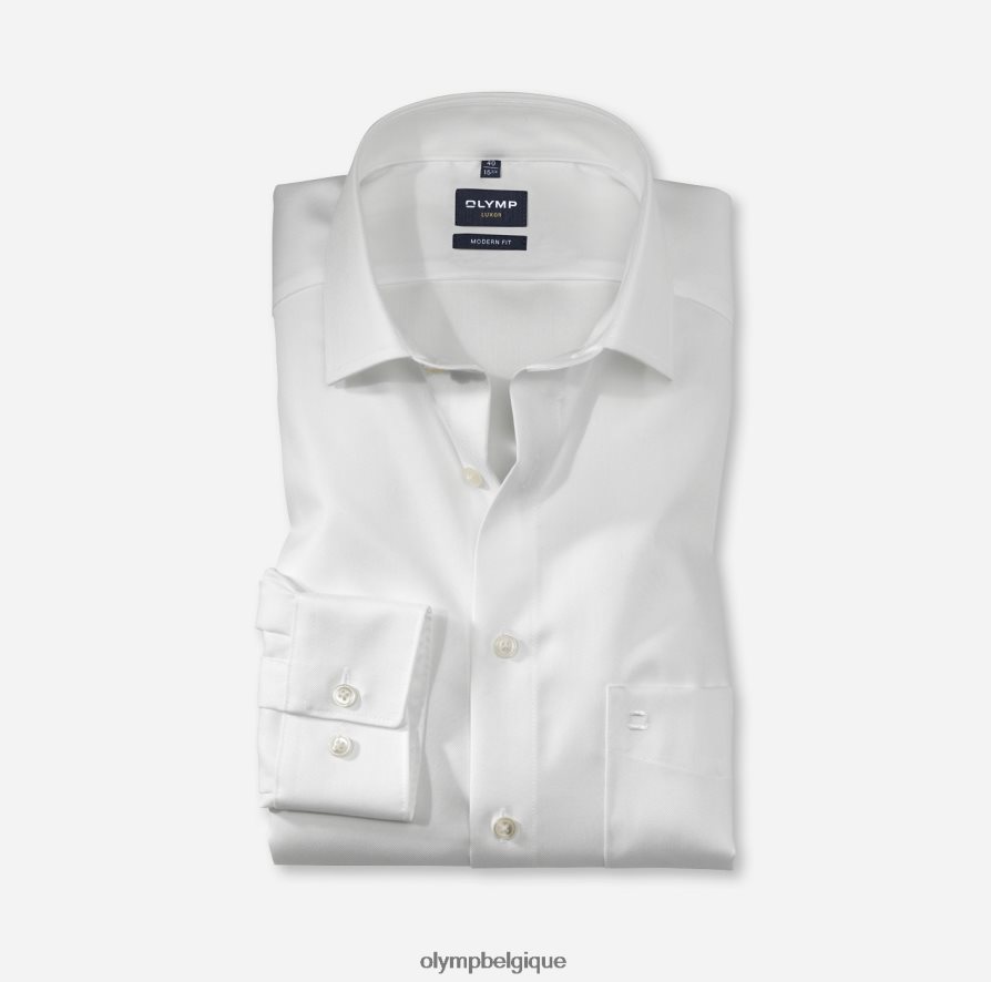 OLYMP FL8P6V1048 vêtements Luxor Modern Fit, chemise d'affaires, Global Kent, beige clair