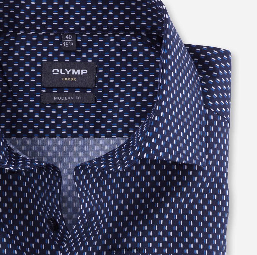 OLYMP FL8P6V1089 vêtements coupe moderne louxor, chemise d'affaires, kent mondial, royal