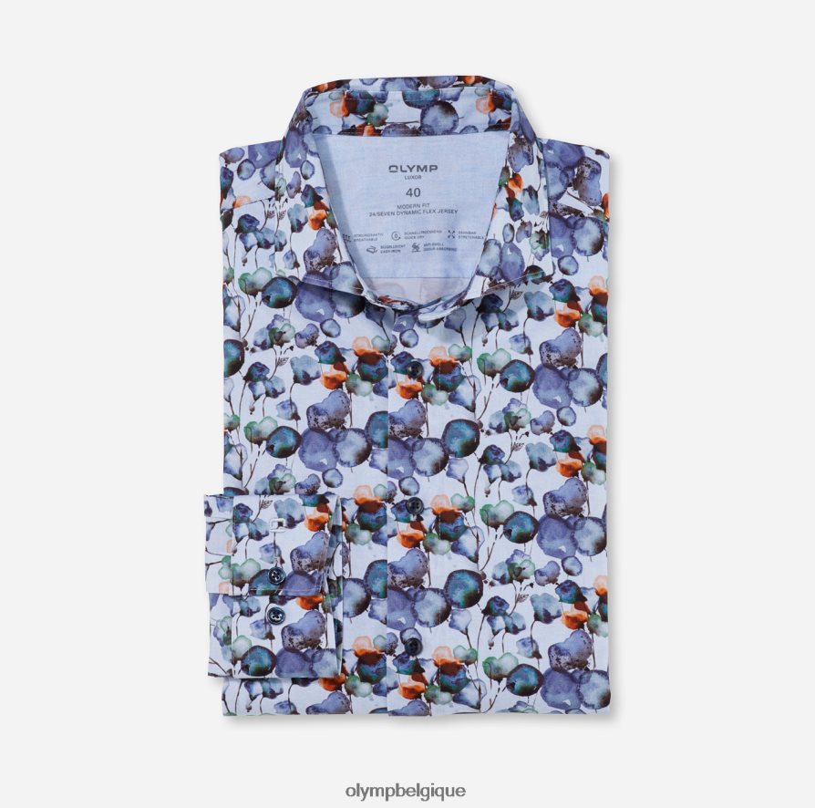OLYMP FL8P6V1150 vêtements luxor 24/7 modern fit, chemise business, kent, mandarin