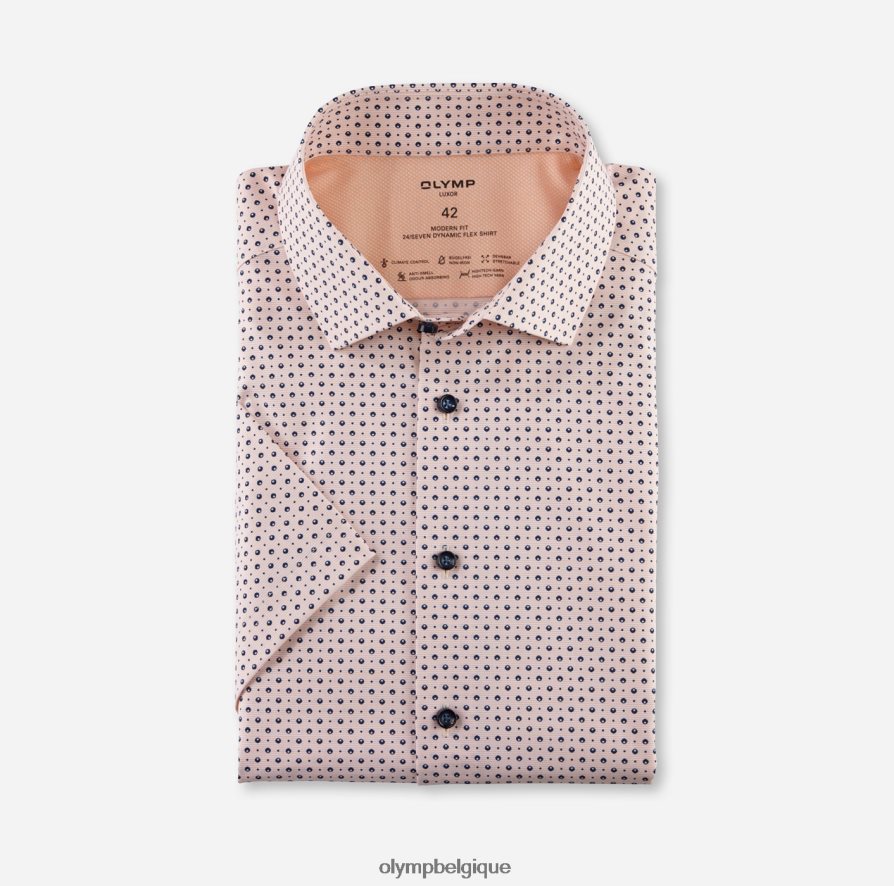 OLYMP FL8P6V1252 vêtements luxor 24/7 modern fit, chemise business, global kent, mandarin
