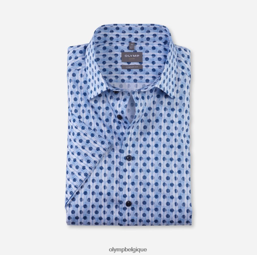 OLYMP FL8P6V1473 vêtements luxor confort fit, chemise business, new kent, bleu