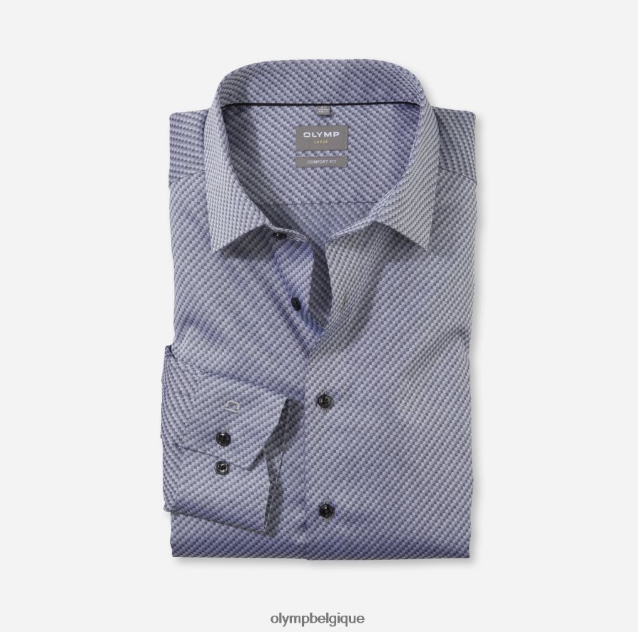 OLYMP FL8P6V1606 vêtements Luxor Comfort Fit, chemise d'affaires, New Kent, noir