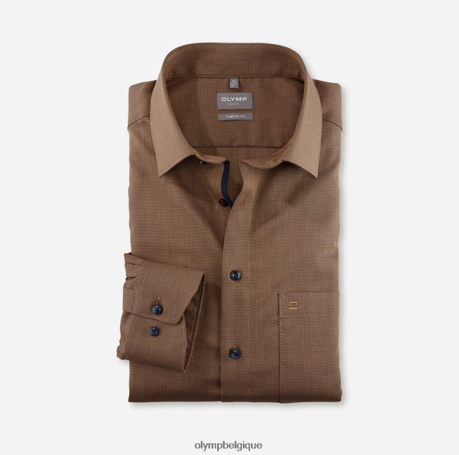 OLYMP FL8P6V1616 vêtements coupe confort louxor, chemise d'affaires, new kent, mandarin