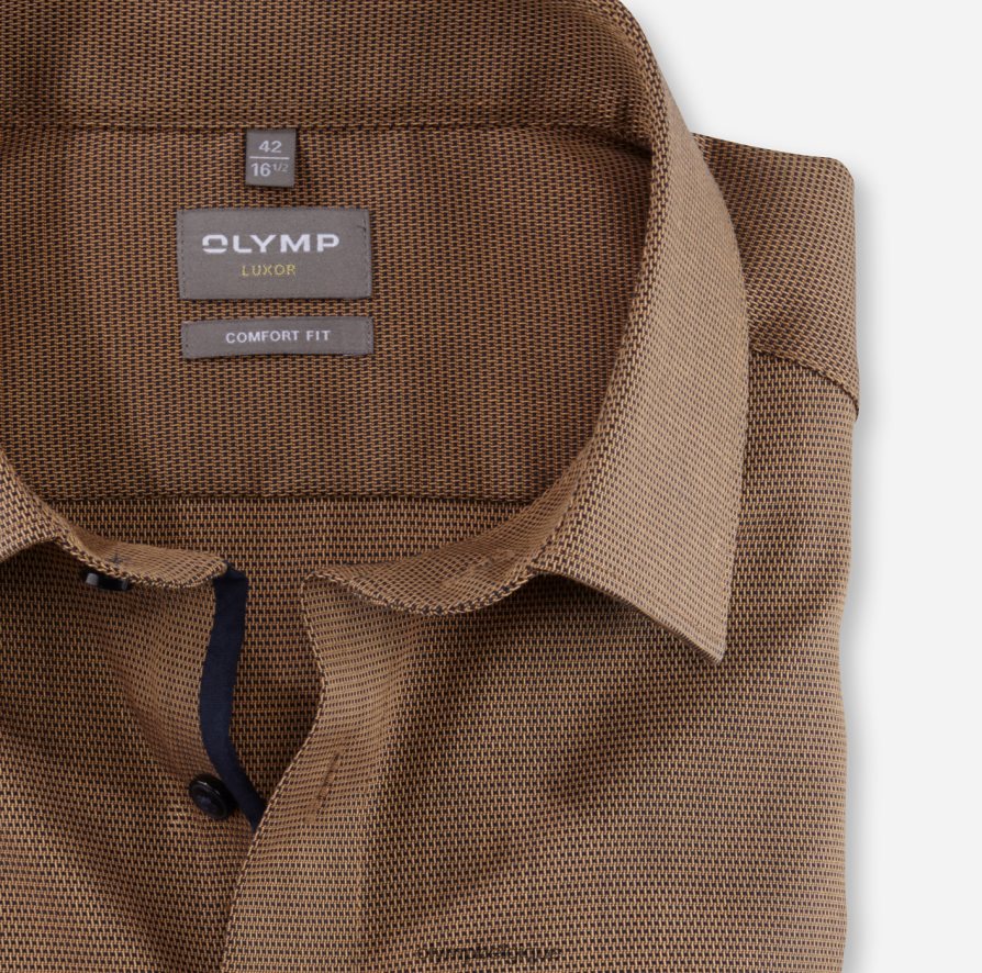 OLYMP FL8P6V1616 vêtements coupe confort louxor, chemise d'affaires, new kent, mandarin