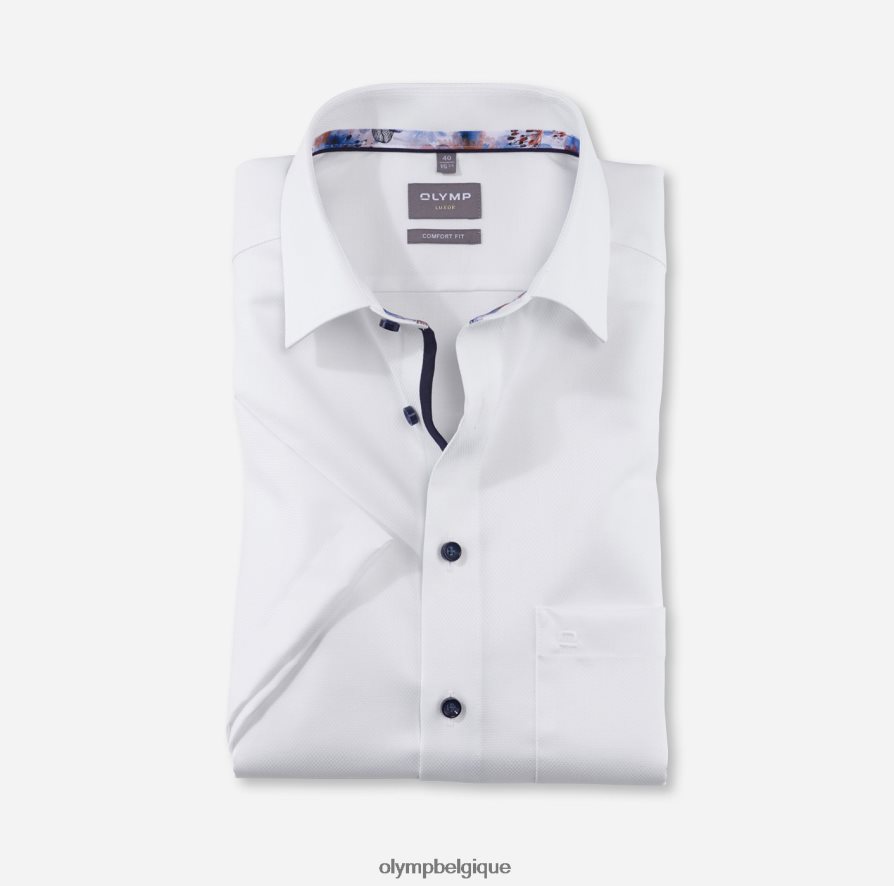 OLYMP FL8P6V1621 vêtements Luxor Comfort Fit, chemise d'affaires, New Kent, blanc OLYMP FL8P6V1621 vêtements Luxor Comfort Fit, chemise d'affaires, New Kent, blanc