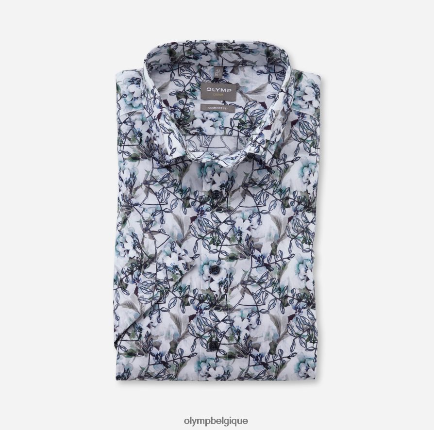 OLYMP FL8P6V1624 vêtements Luxor Comfort Fit, chemise business, sous boutonnée, aqua OLYMP FL8P6V1624 vêtements Luxor Comfort Fit, chemise business, sous boutonnée, aqua