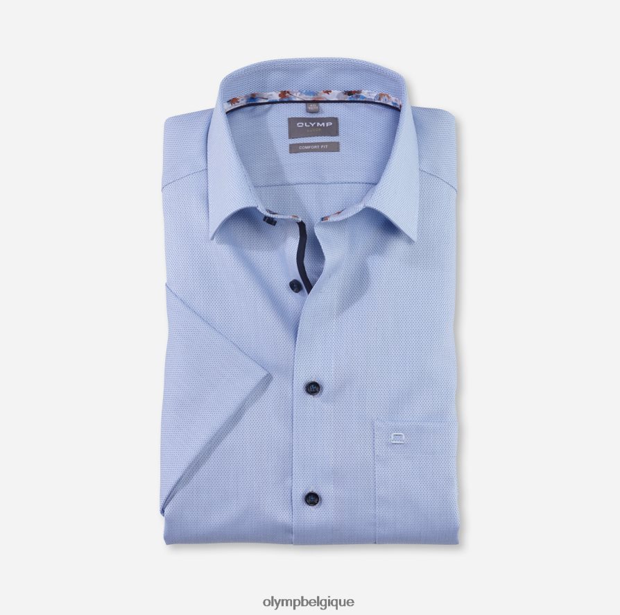 OLYMP FL8P6V1633 vêtements luxor confort fit, chemise business, new kent, bleu