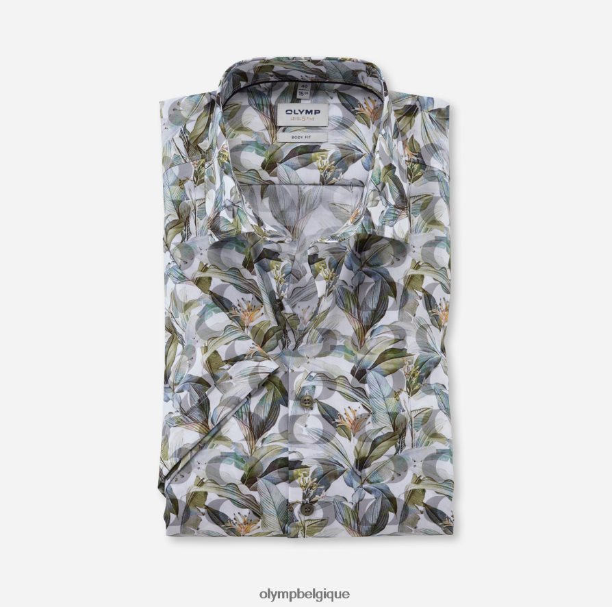 OLYMP FL8P6V350 vêtements coupe corporelle niveau cinq, chemise d'affaires, new york kent, laiton